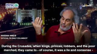 Hassan Hmeid saying how Jesus was a Palestinian