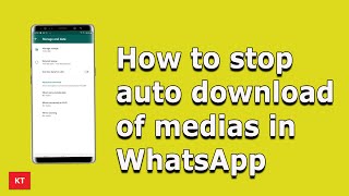 HOW TO STOP AUTO DOWNLOAD IN WHATSAPP TO GALLERY ON ANDROID || How to stop WhatsApp saving photos