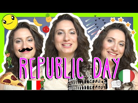 Italian REPUBLIC DAY words with Ilaria