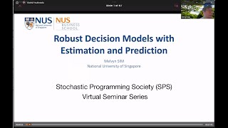 Robust Decision Models with Estimation and Prediction