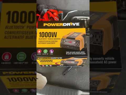 Powerdrive inverter 1000w actual usage