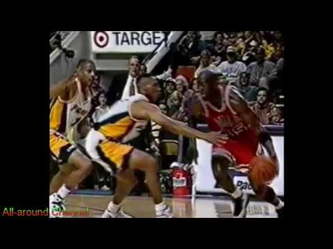 Reggie Miller 28pts vs Michael Jordan 19pts, 1995