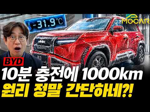 BYD의 다음 무기 총정리!...디자인 개선, 5분 완충! 가솔린차 넘었다!