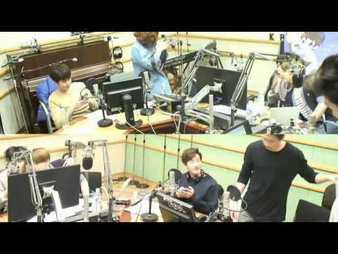 140407 Offscene  - photo taking + henry is here SJM Super Junior Ryeowook KTR