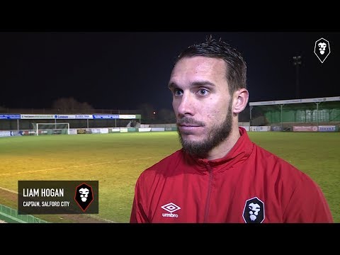 Blyth Spartans 0-1 Salford City - Liam Hogan post-match interview