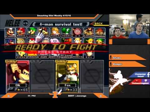 [Smashing Illini Weekly] Hindawg (DK, Falco) vs. Slop (Fox) SSBM Singles