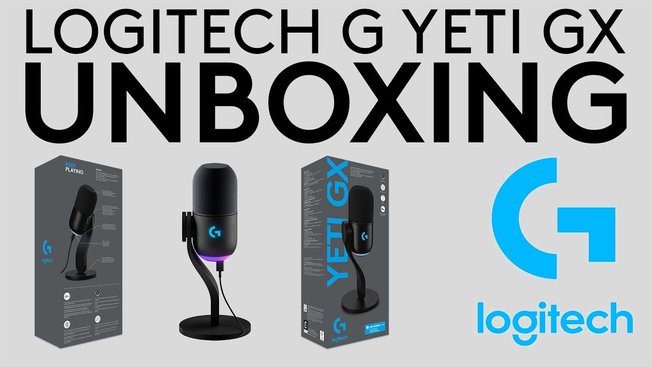 Logitech G | Yeti GX Microphone UNBOXING