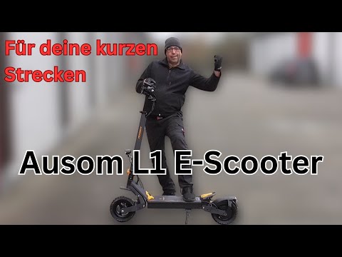 Weniger Kurzstrecke und jede Menge Spaß - Ausom L1 E- Scooter mit ABE