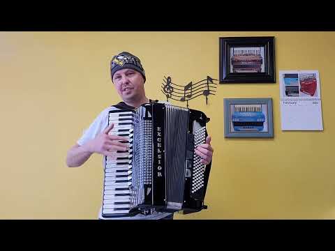 (SOLD!) - Excelsior Model 1320S - pre-owned, like-new, VIDEO #2(Carnegie Accordion Company)