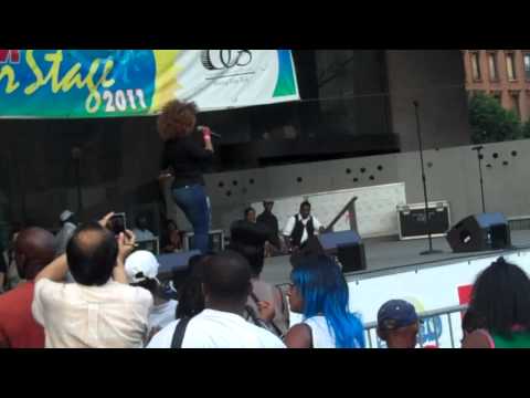 Karmina Dai Sings Chaka Tell Me Something Good and Kills It @ Harlem Summerstage 8/2011