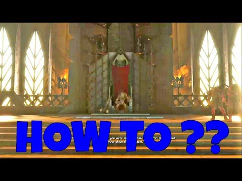SHADOW OF WAR - HOW TO DEFEAT LEGENDARY OVERLORD IN THRONE ROOM EASILY ?? (Middle Earth Gameplay)