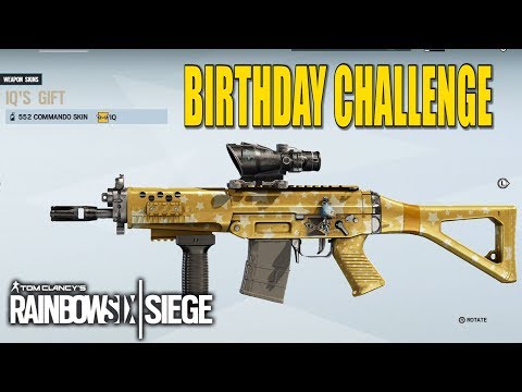 IQ's Gift Weapon Skin Birthday Challenge - Rainbow Six Siege