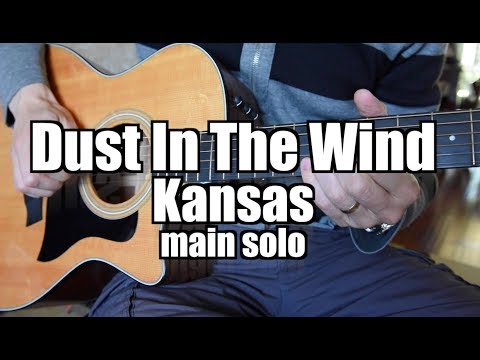 Kansas - Dust In The Wind Solo - Acoustic guitar cover