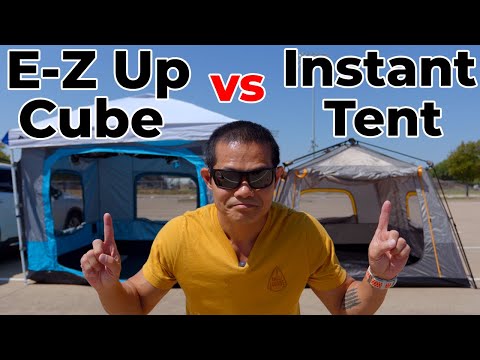 E-Z UP Camping Cube vs Instant Tent Review - Which is Best for You?