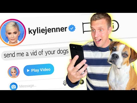 Giving $10,000 to CELEBRITIES who respond to my instagram DM! Video