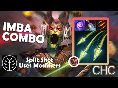 MEDUSA IMBA Skill Combo With SPLIT SHOT - Dota 2 Custom Hero Chaos