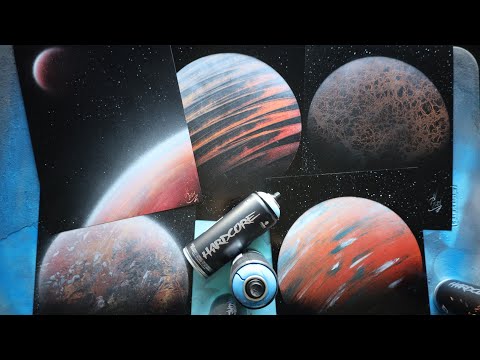 Different Ways to Make Spray Paint Planets 2024!