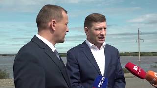 Губернатор Сергей Фургал проверил готовность Нанайского...