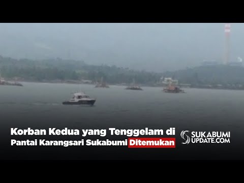 Korban Kedua yang Tenggelam di Pantai Karangsari Sukabumi Ditemukan