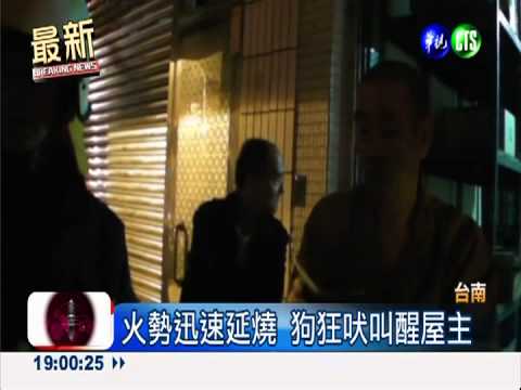 人氣料理店竄火 狗吠救飼主一命