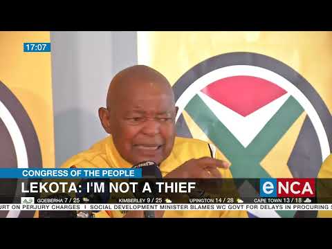 Lekota 'I'm not a thief'