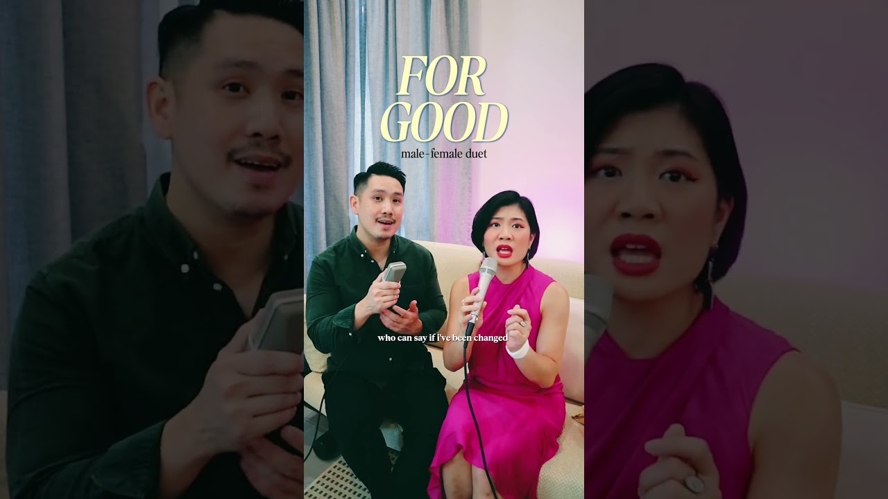 For Good, reimagined as a male-female duet. #ForGood #wicked #wickedthemusical