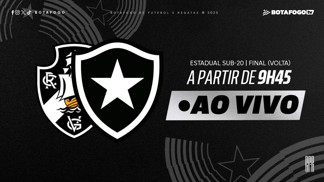 AO VIVO | Botafogo faz segundo jogo da final do Carioca Sub-20 contra o Vasco AO VIVO | Botafogo faz segundo jogo da final do Carioca Sub-20 contra o Vasco