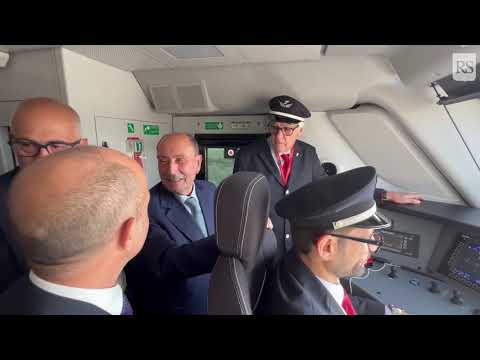 Il presidente Schifani all'attivazione della ferrovia Bicocca-Catenanuova