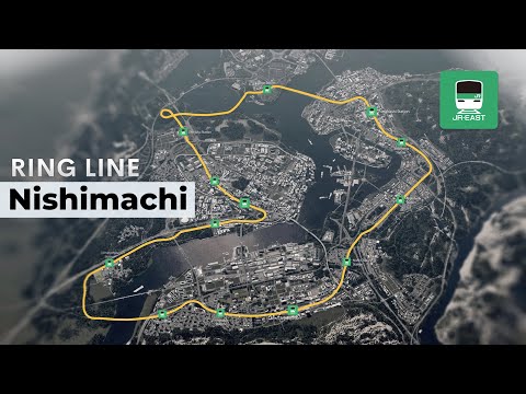 Cities Skylines: Ultra-realistic Nishimachi Ring Line Train Ride [4K]