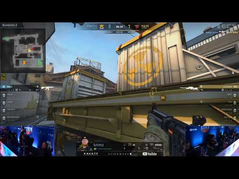 Krimz 1v3 Clutch - Faze vs Fnatic - ECS Season 4 Semi Final