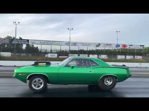 Old School Hemi Cuda Gaps New School Twin Turbo Mustang