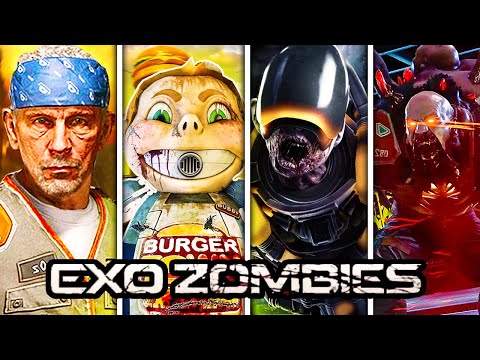 Beating EVERY Exo Zombies Easter Egg in one video...