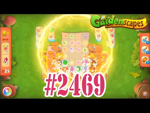 GardenScapes Hard Level 2469 | GAMEPLAY HD