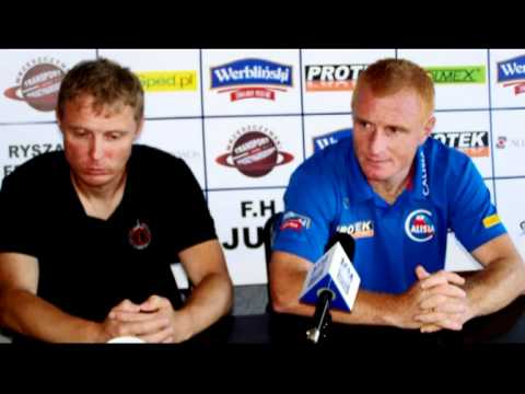 Konferencja po meczu Calisia Kalisz   Chrobry Głogów audio