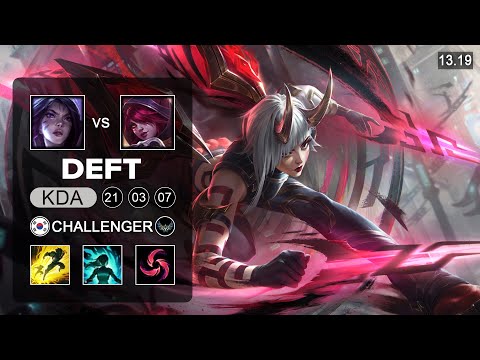 Kai'Sa vs Xayah ADC - KR Challenger - Patch 13.19 Season 13
