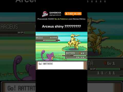 Giratina: 😆 | Arceus Shiny x Rattata com focus sash, endeavor e quick attack #