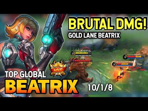 Brutal Damage! Beatrix Best Build 2021 | Top Global Beatrix Gameplay | Mobile Legends✓