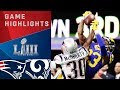 Patriots vs. Rams | Super Bowl LIII Game Highlights