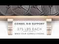 HOW-TO: Install the STRONGEST Wood Corbel System