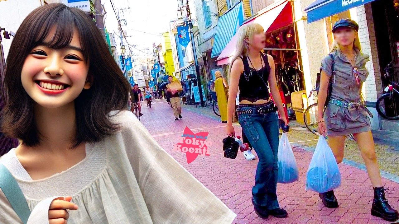 Tokyo Koenji 🐶 Shopping Town 💖 4K Nonstop 1 Hour