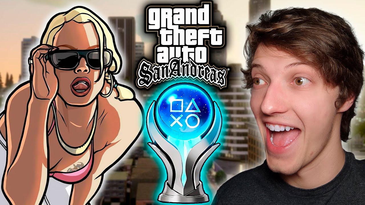 ESSA PLATINA PROVA QUE ESSE JOGO AINDA É FANTÁSTICO! (GTA SAN ANDREAS) - REVI PLATINA
