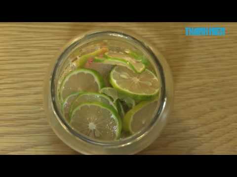 Cách ngâm chanh đào mật ong