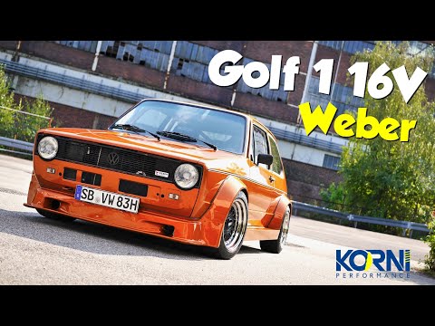 VW Golf 1 16V Weber Vergaser Friedrich Motorsport Gr.A Sound | KORNI Performance