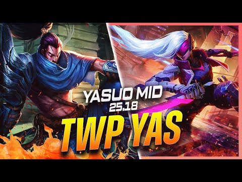 TheWanderingPro - Yasuo vs Katarina MID Patch 25.18 - Yasuo Gameplay