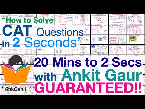 CAT Question CAT 2008 & 2002 | AnkGanit CAT Preparation (Language English, Explanation Hindi)