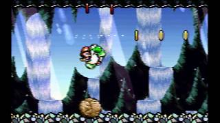 Yoshi's Island - World 1-1 Gameplay (Super Nintendo SNES)