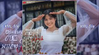 Perfect X Line without a hook XML-file-alightmotion 🍃🔰