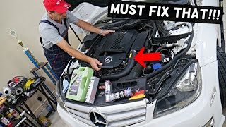 WHY ENGINE NOISE RATTLE ON COLD START MERCEDES W203 W204 W205 C180 C200 C220 C230 C250 C280 C300