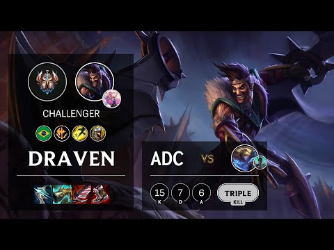 Draven ADC vs Ezreal - BR Challenger Patch 11.3