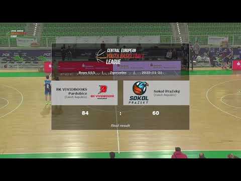 CEYBL U15, 21. 11. 2025, BK VIVIDBOOKS Pardubice - Sokol Pražský